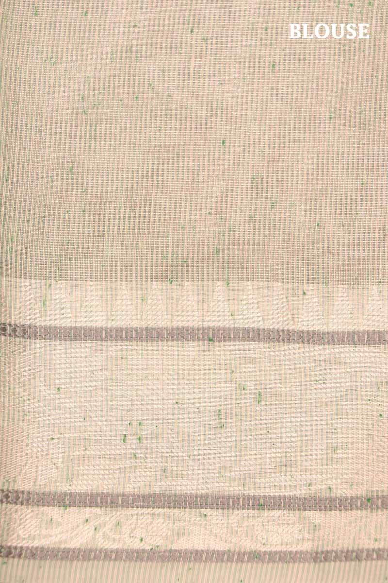 Exclusive Tissue Embroidery Cotton Saree
